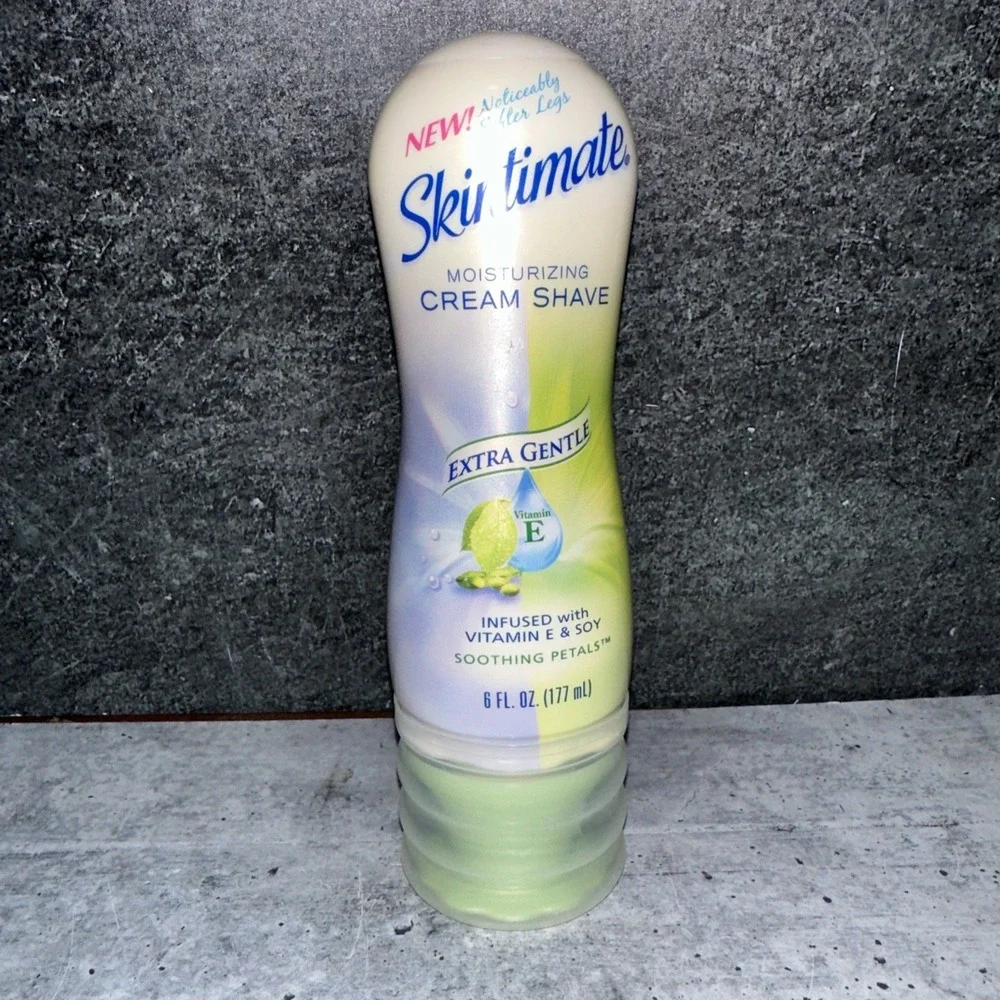 Skintimate Cream Shave SOOTHING PETALS Extra Gentle 6 oz VITAMIN E Discontinued